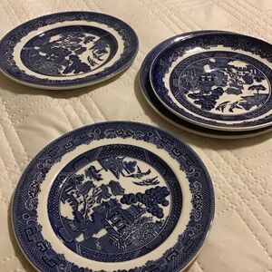 Blue and White Porcelain coffee Plates